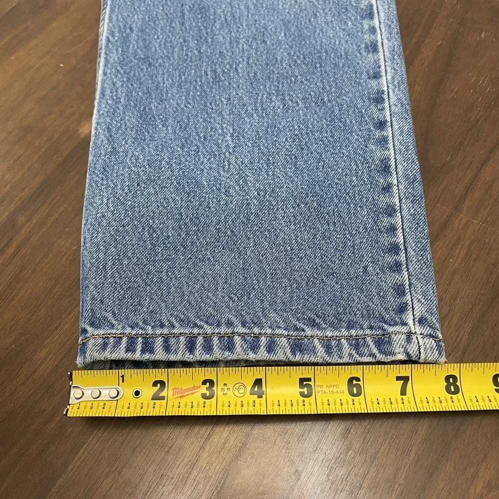 VTG 1999 Levi's 550 Jeans Men's 34x29 Blue Relaxed Fit Straight Leg Denim Y2K